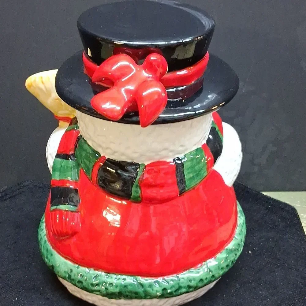 Snowman Cookie Jar./snack jar/treat jar‎